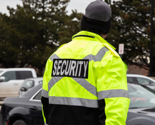 Security Officer Parking Lot