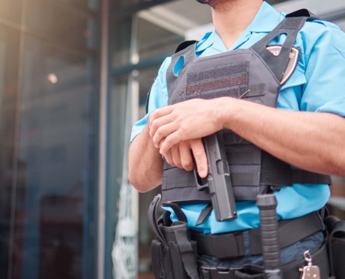 Armed security guard