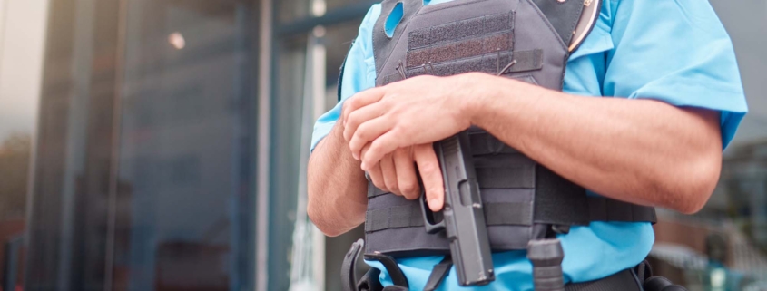 Armed security guard